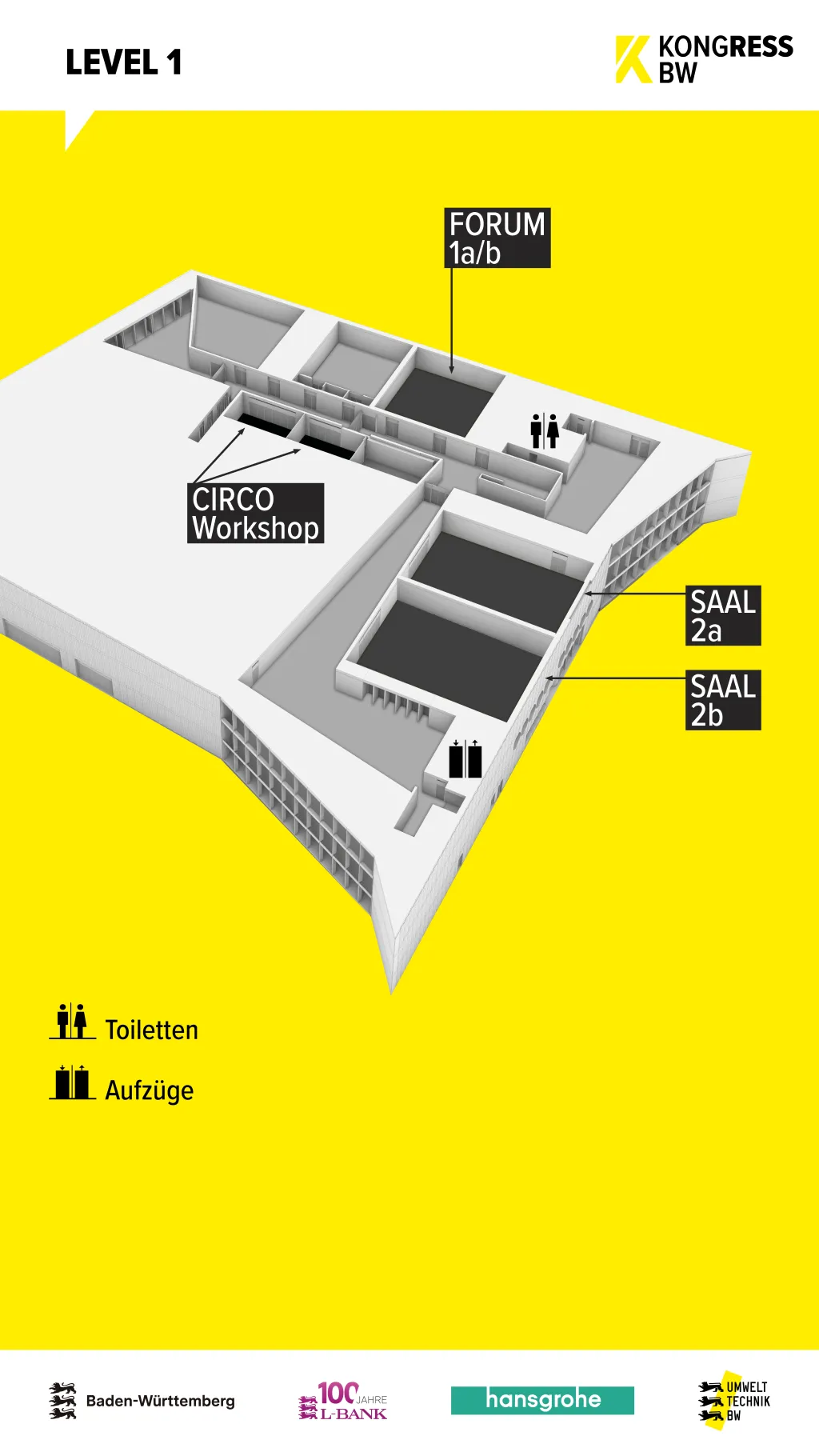 Raumplan Level 1